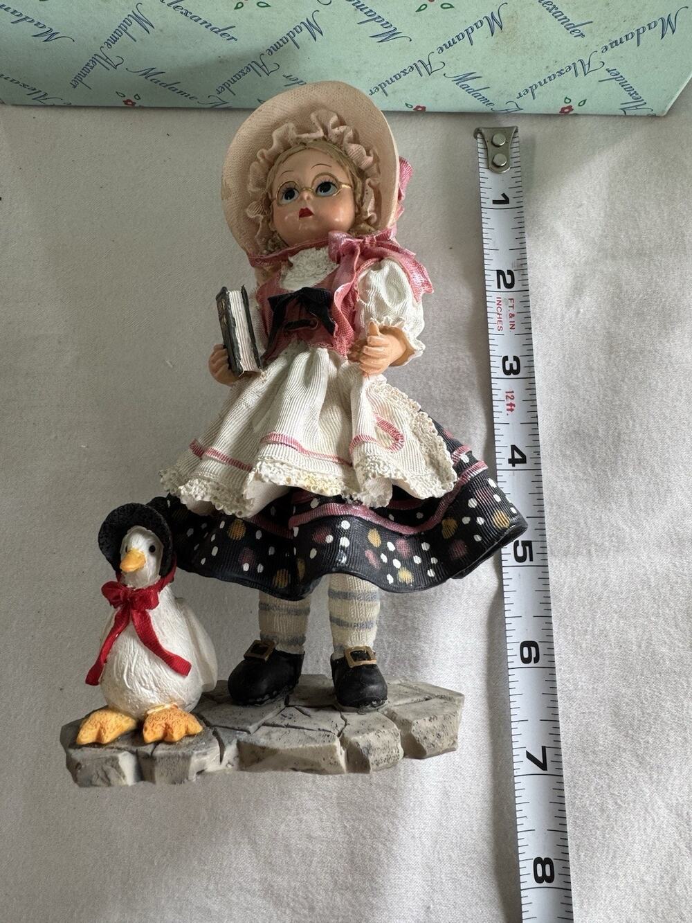 MADAME ALEXANDER Mother Goose Resin Doll Figurine 1999 with Box